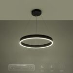 kelvo® VENOM KLV-101-0187 Κρεμαστό Φωτιστικό Οροφής LED 45W 4500lm 120° AC 220-240V IP20 Ρυθμιζόμενο Λευκό CCT με Χειριστήριο από 2700K έως 6000K Dimmable – Lumileds SMD Chip – Μαύρο Ματ – Μ60 x Π60 x Υ6.5cm – 3 Χρόνια Εγγύηση