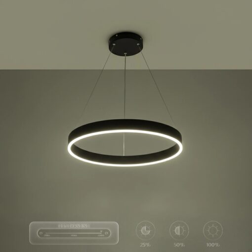 kelvo® VENOM KLV-101-0187 Κρεμαστό Φωτιστικό Οροφής LED 45W 4500lm 120° AC 220-240V IP20 Ρυθμιζόμενο Λευκό CCT με Χειριστήριο από 2700K έως 6000K Dimmable – Lumileds SMD Chip – Μαύρο Ματ – Μ60 x Π60 x Υ6.5cm – 3 Χρόνια Εγγύηση