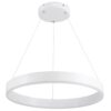 kelvo® VENOM KLV-101-0188 Κρεμαστό Φωτιστικό Οροφής LED 45W 4500lm 120° AC 220-240V IP20 Ρυθμιζόμενο Λευκό CCT με Χειριστήριο από 2700K έως 6000K Dimmable – Lumileds SMD Chip – Λευκό Ματ – Μ60 x Π60 x Υ6.5cm – 3 Χρόνια Εγγύηση