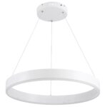 kelvo® VENOM KLV-101-0188 Κρεμαστό Φωτιστικό Οροφής LED 45W 4500lm 120° AC 220-240V IP20 Ρυθμιζόμενο Λευκό CCT με Χειριστήριο από 2700K έως 6000K Dimmable – Lumileds SMD Chip – Λευκό Ματ – Μ60 x Π60 x Υ6.5cm – 3 Χρόνια Εγγύηση
