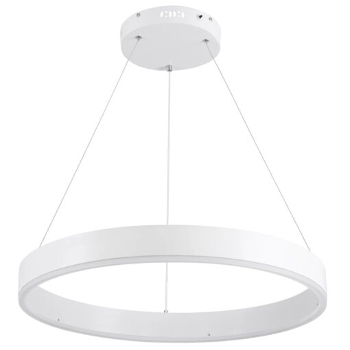 kelvo® VENOM KLV-101-0188 Κρεμαστό Φωτιστικό Οροφής LED 45W 4500lm 120° AC 220-240V IP20 Ρυθμιζόμενο Λευκό CCT με Χειριστήριο από 2700K έως 6000K Dimmable – Lumileds SMD Chip – Λευκό Ματ – Μ60 x Π60 x Υ6.5cm – 3 Χρόνια Εγγύηση