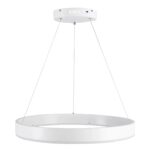 kelvo® VENOM KLV-101-0188 Κρεμαστό Φωτιστικό Οροφής LED 45W 4500lm 120° AC 220-240V IP20 Ρυθμιζόμενο Λευκό CCT με Χειριστήριο από 2700K έως 6000K Dimmable – Lumileds SMD Chip – Λευκό Ματ – Μ60 x Π60 x Υ6.5cm – 3 Χρόνια Εγγύηση