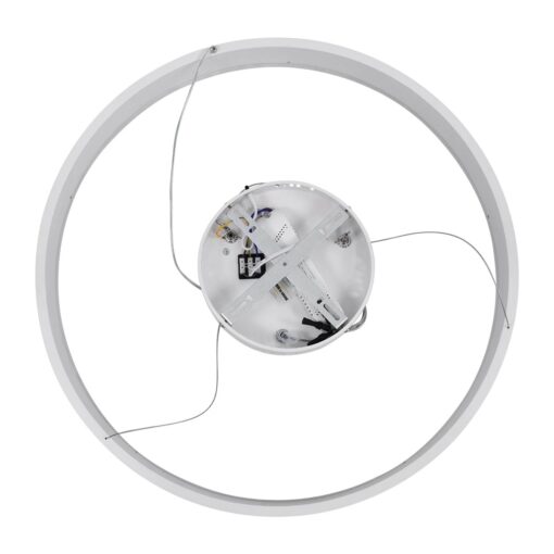 kelvo® VENOM KLV-101-0188 Κρεμαστό Φωτιστικό Οροφής LED 45W 4500lm 120° AC 220-240V IP20 Ρυθμιζόμενο Λευκό CCT με Χειριστήριο από 2700K έως 6000K Dimmable – Lumileds SMD Chip – Λευκό Ματ – Μ60 x Π60 x Υ6.5cm – 3 Χρόνια Εγγύηση