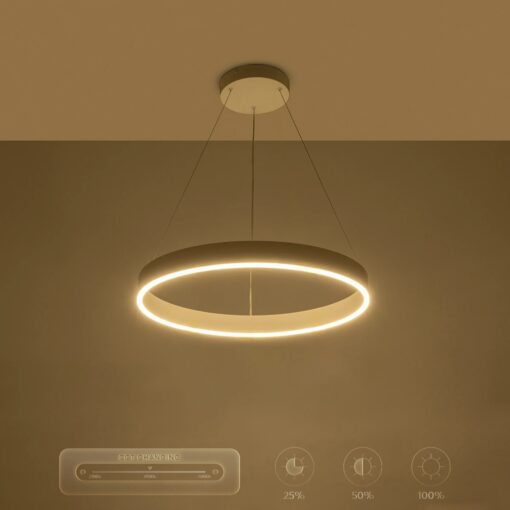 kelvo® VENOM KLV-101-0188 Κρεμαστό Φωτιστικό Οροφής LED 45W 4500lm 120° AC 220-240V IP20 Ρυθμιζόμενο Λευκό CCT με Χειριστήριο από 2700K έως 6000K Dimmable – Lumileds SMD Chip – Λευκό Ματ – Μ60 x Π60 x Υ6.5cm – 3 Χρόνια Εγγύηση
