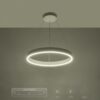 kelvo® VENOM KLV-101-0188 Κρεμαστό Φωτιστικό Οροφής LED 45W 4500lm 120° AC 220-240V IP20 Ρυθμιζόμενο Λευκό CCT με Χειριστήριο από 2700K έως 6000K Dimmable – Lumileds SMD Chip – Λευκό Ματ – Μ60 x Π60 x Υ6.5cm – 3 Χρόνια Εγγύηση