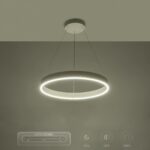 kelvo® VENOM KLV-101-0188 Κρεμαστό Φωτιστικό Οροφής LED 45W 4500lm 120° AC 220-240V IP20 Ρυθμιζόμενο Λευκό CCT με Χειριστήριο από 2700K έως 6000K Dimmable – Lumileds SMD Chip – Λευκό Ματ – Μ60 x Π60 x Υ6.5cm – 3 Χρόνια Εγγύηση