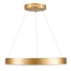 kelvo® VENOM KLV-101-0189 Κρεμαστό Φωτιστικό Οροφής LED 45W 4500lm 120° AC 220-240V IP20 Ρυθμιζόμενο Λευκό CCT με Χειριστήριο από 2700K έως 6000K Dimmable – Lumileds SMD Chip – Χρυσό Πλατίνα – Μ60 x Π60 x Υ6.5cm – 3 Χρόνια Εγγύηση