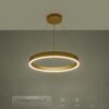 kelvo® VENOM KLV-101-0189 Κρεμαστό Φωτιστικό Οροφής LED 45W 4500lm 120° AC 220-240V IP20 Ρυθμιζόμενο Λευκό CCT με Χειριστήριο από 2700K έως 6000K Dimmable – Lumileds SMD Chip – Χρυσό Πλατίνα – Μ60 x Π60 x Υ6.5cm – 3 Χρόνια Εγγύηση