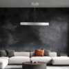kelvo® VENOM KLV-101-0191 Κρεμαστό Φωτιστικό Οροφής LED 67W 6700lm 120° AC 220-240V IP20 Ρυθμιζόμενο Λευκό CCT με Χειριστήριο από 2700K έως 6000K Dimmable – Lumileds SMD Chip – Λευκό Ματ – Μ80 x Π80 x Υ6.5cm – 3 Χρόνια Εγγύηση
