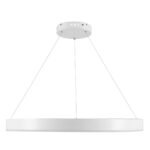 kelvo® VENOM KLV-101-0191 Κρεμαστό Φωτιστικό Οροφής LED 67W 6700lm 120° AC 220-240V IP20 Ρυθμιζόμενο Λευκό CCT με Χειριστήριο από 2700K έως 6000K Dimmable – Lumileds SMD Chip – Λευκό Ματ – Μ80 x Π80 x Υ6.5cm – 3 Χρόνια Εγγύηση