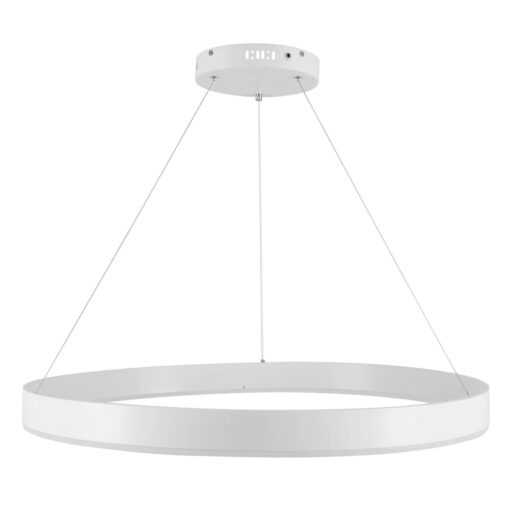 kelvo® VENOM KLV-101-0191 Κρεμαστό Φωτιστικό Οροφής LED 67W 6700lm 120° AC 220-240V IP20 Ρυθμιζόμενο Λευκό CCT με Χειριστήριο από 2700K έως 6000K Dimmable – Lumileds SMD Chip – Λευκό Ματ – Μ80 x Π80 x Υ6.5cm – 3 Χρόνια Εγγύηση