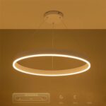 kelvo® VENOM KLV-101-0191 Κρεμαστό Φωτιστικό Οροφής LED 67W 6700lm 120° AC 220-240V IP20 Ρυθμιζόμενο Λευκό CCT με Χειριστήριο από 2700K έως 6000K Dimmable – Lumileds SMD Chip – Λευκό Ματ – Μ80 x Π80 x Υ6.5cm – 3 Χρόνια Εγγύηση