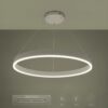 kelvo® VENOM KLV-101-0191 Κρεμαστό Φωτιστικό Οροφής LED 67W 6700lm 120° AC 220-240V IP20 Ρυθμιζόμενο Λευκό CCT με Χειριστήριο από 2700K έως 6000K Dimmable – Lumileds SMD Chip – Λευκό Ματ – Μ80 x Π80 x Υ6.5cm – 3 Χρόνια Εγγύηση