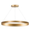kelvo® VENOM KLV-101-0192 Κρεμαστό Φωτιστικό Οροφής LED 67W 6700lm 120° AC 220-240V IP20 Ρυθμιζόμενο Λευκό CCT με Χειριστήριο από 2700K έως 6000K Dimmable – Lumileds SMD Chip – Χρυσό Πλατίνα – Μ80 x Π80 x Υ6.5cm – 3 Χρόνια Εγγύηση