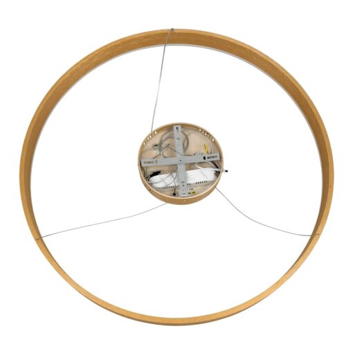 kelvo® VENOM KLV-101-0192 Κρεμαστό Φωτιστικό Οροφής LED 67W 6700lm 120° AC 220-240V IP20 Ρυθμιζόμενο Λευκό CCT με Χειριστήριο από 2700K έως 6000K Dimmable – Lumileds SMD Chip – Χρυσό Πλατίνα – Μ80 x Π80 x Υ6.5cm – 3 Χρόνια Εγγύηση