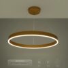 kelvo® VENOM KLV-101-0192 Κρεμαστό Φωτιστικό Οροφής LED 67W 6700lm 120° AC 220-240V IP20 Ρυθμιζόμενο Λευκό CCT με Χειριστήριο από 2700K έως 6000K Dimmable – Lumileds SMD Chip – Χρυσό Πλατίνα – Μ80 x Π80 x Υ6.5cm – 3 Χρόνια Εγγύηση