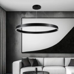 kelvo® VENOM KLV-101-0193 Κρεμαστό Φωτιστικό Οροφής LED 75W 7500lm 120° AC 220-240V IP20 Ρυθμιζόμενο Λευκό CCT με Χειριστήριο από 2700K έως 6000K Dimmable – Lumileds SMD Chip – Μαύρο Ματ – Μ100 x Π100 x Υ6.5cm – 3 Χρόνια Εγγύηση