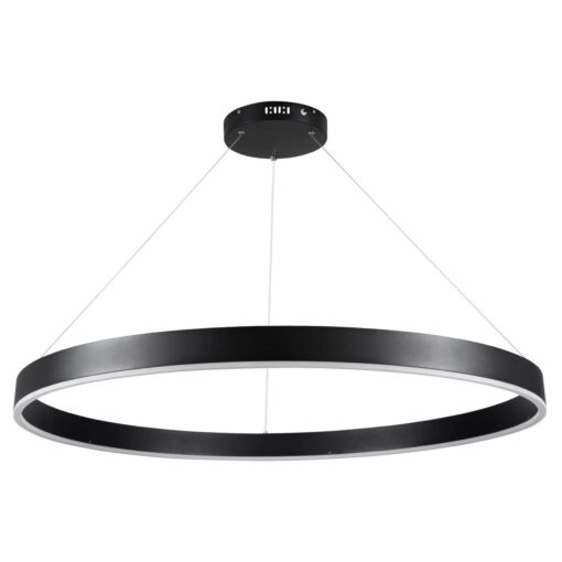 kelvo® VENOM KLV-101-0193 Κρεμαστό Φωτιστικό Οροφής LED 75W 7500lm 120° AC 220-240V IP20 Ρυθμιζόμενο Λευκό CCT με Χειριστήριο από 2700K έως 6000K Dimmable – Lumileds SMD Chip – Μαύρο Ματ – Μ100 x Π100 x Υ6.5cm – 3 Χρόνια Εγγύηση