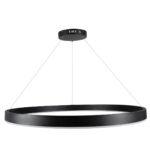 kelvo® VENOM KLV-101-0193 Κρεμαστό Φωτιστικό Οροφής LED 75W 7500lm 120° AC 220-240V IP20 Ρυθμιζόμενο Λευκό CCT με Χειριστήριο από 2700K έως 6000K Dimmable – Lumileds SMD Chip – Μαύρο Ματ – Μ100 x Π100 x Υ6.5cm – 3 Χρόνια Εγγύηση