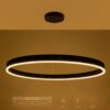 kelvo® VENOM KLV-101-0193 Κρεμαστό Φωτιστικό Οροφής LED 75W 7500lm 120° AC 220-240V IP20 Ρυθμιζόμενο Λευκό CCT με Χειριστήριο από 2700K έως 6000K Dimmable – Lumileds SMD Chip – Μαύρο Ματ – Μ100 x Π100 x Υ6.5cm – 3 Χρόνια Εγγύηση