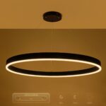 kelvo® VENOM KLV-101-0193 Κρεμαστό Φωτιστικό Οροφής LED 75W 7500lm 120° AC 220-240V IP20 Ρυθμιζόμενο Λευκό CCT με Χειριστήριο από 2700K έως 6000K Dimmable – Lumileds SMD Chip – Μαύρο Ματ – Μ100 x Π100 x Υ6.5cm – 3 Χρόνια Εγγύηση