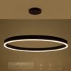 kelvo® VENOM KLV-101-0193 Κρεμαστό Φωτιστικό Οροφής LED 75W 7500lm 120° AC 220-240V IP20 Ρυθμιζόμενο Λευκό CCT με Χειριστήριο από 2700K έως 6000K Dimmable – Lumileds SMD Chip – Μαύρο Ματ – Μ100 x Π100 x Υ6.5cm – 3 Χρόνια Εγγύηση