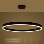 kelvo® VENOM KLV-101-0193 Κρεμαστό Φωτιστικό Οροφής LED 75W 7500lm 120° AC 220-240V IP20 Ρυθμιζόμενο Λευκό CCT με Χειριστήριο από 2700K έως 6000K Dimmable – Lumileds SMD Chip – Μαύρο Ματ – Μ100 x Π100 x Υ6.5cm – 3 Χρόνια Εγγύηση