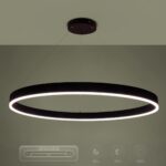 kelvo® VENOM KLV-101-0193 Κρεμαστό Φωτιστικό Οροφής LED 75W 7500lm 120° AC 220-240V IP20 Ρυθμιζόμενο Λευκό CCT με Χειριστήριο από 2700K έως 6000K Dimmable – Lumileds SMD Chip – Μαύρο Ματ – Μ100 x Π100 x Υ6.5cm – 3 Χρόνια Εγγύηση