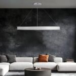 kelvo® VENOM KLV-101-0194 Κρεμαστό Φωτιστικό Οροφής LED 75W 7500lm 120° AC 220-240V IP20 Ρυθμιζόμενο Λευκό CCT με Χειριστήριο από 2700K έως 6000K Dimmable – Lumileds SMD Chip – Λευκό Ματ – Μ100 x Π100 x Υ6.5cm – 3 Χρόνια Εγγύηση