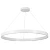 kelvo® VENOM KLV-101-0194 Κρεμαστό Φωτιστικό Οροφής LED 75W 7500lm 120° AC 220-240V IP20 Ρυθμιζόμενο Λευκό CCT με Χειριστήριο από 2700K έως 6000K Dimmable – Lumileds SMD Chip – Λευκό Ματ – Μ100 x Π100 x Υ6.5cm – 3 Χρόνια Εγγύηση