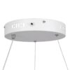 kelvo® VENOM KLV-101-0194 Κρεμαστό Φωτιστικό Οροφής LED 75W 7500lm 120° AC 220-240V IP20 Ρυθμιζόμενο Λευκό CCT με Χειριστήριο από 2700K έως 6000K Dimmable – Lumileds SMD Chip – Λευκό Ματ – Μ100 x Π100 x Υ6.5cm – 3 Χρόνια Εγγύηση