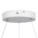 kelvo® VENOM KLV-101-0194 Κρεμαστό Φωτιστικό Οροφής LED 75W 7500lm 120° AC 220-240V IP20 Ρυθμιζόμενο Λευκό CCT με Χειριστήριο από 2700K έως 6000K Dimmable – Lumileds SMD Chip – Λευκό Ματ – Μ100 x Π100 x Υ6.5cm – 3 Χρόνια Εγγύηση