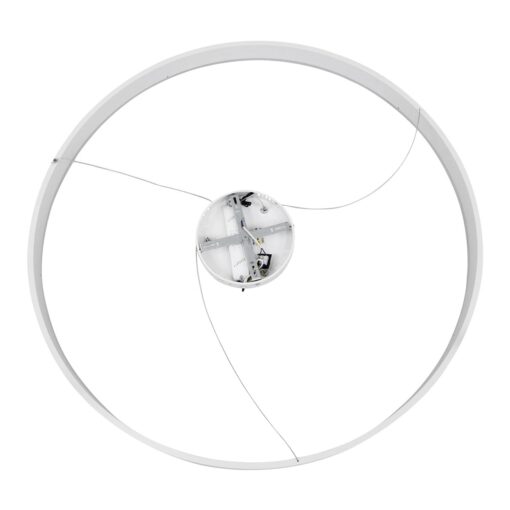 kelvo® VENOM KLV-101-0194 Κρεμαστό Φωτιστικό Οροφής LED 75W 7500lm 120° AC 220-240V IP20 Ρυθμιζόμενο Λευκό CCT με Χειριστήριο από 2700K έως 6000K Dimmable – Lumileds SMD Chip – Λευκό Ματ – Μ100 x Π100 x Υ6.5cm – 3 Χρόνια Εγγύηση