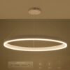 kelvo® VENOM KLV-101-0194 Κρεμαστό Φωτιστικό Οροφής LED 75W 7500lm 120° AC 220-240V IP20 Ρυθμιζόμενο Λευκό CCT με Χειριστήριο από 2700K έως 6000K Dimmable – Lumileds SMD Chip – Λευκό Ματ – Μ100 x Π100 x Υ6.5cm – 3 Χρόνια Εγγύηση