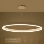 kelvo® VENOM KLV-101-0194 Κρεμαστό Φωτιστικό Οροφής LED 75W 7500lm 120° AC 220-240V IP20 Ρυθμιζόμενο Λευκό CCT με Χειριστήριο από 2700K έως 6000K Dimmable – Lumileds SMD Chip – Λευκό Ματ – Μ100 x Π100 x Υ6.5cm – 3 Χρόνια Εγγύηση