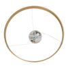 kelvo® VENOM KLV-101-0195 Κρεμαστό Φωτιστικό Οροφής LED 75W 7500lm 120° AC 220-240V IP20 Ρυθμιζόμενο Λευκό CCT με Χειριστήριο από 2700K έως 6000K Dimmable – Lumileds SMD Chip – Χρυσό Πλατίνα – Μ100 x Π100 x Υ6.5cm – 3 Χρόνια Εγγύηση