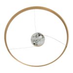 kelvo® VENOM KLV-101-0195 Κρεμαστό Φωτιστικό Οροφής LED 75W 7500lm 120° AC 220-240V IP20 Ρυθμιζόμενο Λευκό CCT με Χειριστήριο από 2700K έως 6000K Dimmable – Lumileds SMD Chip – Χρυσό Πλατίνα – Μ100 x Π100 x Υ6.5cm – 3 Χρόνια Εγγύηση