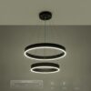 kelvo® VENOM KLV-101-0196-V2 Κρεμαστό Φωτιστικό Οροφής LED 75W 7500lm 120° AC 220-240V IP20 Ρυθμιζόμενο Λευκό CCT με Χειριστήριο από 2700K έως 6000K Dimmable – Lumileds SMD Chip – Μαύρο Ματ – Μ60 x Π60 x Υ40cm – 3 Χρόνια Εγγύηση