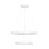kelvo® VENOM KLV-101-0197 Κρεμαστό Φωτιστικό Οροφής LED 75W 7500lm 120° AC 220-240V IP20 Ρυθμιζόμενο Λευκό CCT με Χειριστήριο από 2700K έως 6000K Dimmable – Lumileds SMD Chip – Λευκό Ματ – Μ60 x Π60 x Υ40cm – 3 Χρόνια Εγγύηση