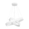 kelvo® VENOM KLV-101-0197 Κρεμαστό Φωτιστικό Οροφής LED 75W 7500lm 120° AC 220-240V IP20 Ρυθμιζόμενο Λευκό CCT με Χειριστήριο από 2700K έως 6000K Dimmable – Lumileds SMD Chip – Λευκό Ματ – Μ60 x Π60 x Υ40cm – 3 Χρόνια Εγγύηση