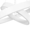 kelvo® VENOM KLV-101-0197 Κρεμαστό Φωτιστικό Οροφής LED 75W 7500lm 120° AC 220-240V IP20 Ρυθμιζόμενο Λευκό CCT με Χειριστήριο από 2700K έως 6000K Dimmable – Lumileds SMD Chip – Λευκό Ματ – Μ60 x Π60 x Υ40cm – 3 Χρόνια Εγγύηση