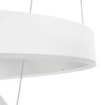 kelvo® VENOM KLV-101-0197 Κρεμαστό Φωτιστικό Οροφής LED 75W 7500lm 120° AC 220-240V IP20 Ρυθμιζόμενο Λευκό CCT με Χειριστήριο από 2700K έως 6000K Dimmable – Lumileds SMD Chip – Λευκό Ματ – Μ60 x Π60 x Υ40cm – 3 Χρόνια Εγγύηση