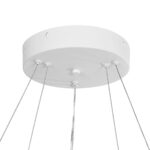 kelvo® VENOM KLV-101-0197 Κρεμαστό Φωτιστικό Οροφής LED 75W 7500lm 120° AC 220-240V IP20 Ρυθμιζόμενο Λευκό CCT με Χειριστήριο από 2700K έως 6000K Dimmable – Lumileds SMD Chip – Λευκό Ματ – Μ60 x Π60 x Υ40cm – 3 Χρόνια Εγγύηση