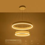 kelvo® VENOM KLV-101-0197 Κρεμαστό Φωτιστικό Οροφής LED 75W 7500lm 120° AC 220-240V IP20 Ρυθμιζόμενο Λευκό CCT με Χειριστήριο από 2700K έως 6000K Dimmable – Lumileds SMD Chip – Λευκό Ματ – Μ60 x Π60 x Υ40cm – 3 Χρόνια Εγγύηση