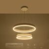 kelvo® VENOM KLV-101-0197 Κρεμαστό Φωτιστικό Οροφής LED 75W 7500lm 120° AC 220-240V IP20 Ρυθμιζόμενο Λευκό CCT με Χειριστήριο από 2700K έως 6000K Dimmable – Lumileds SMD Chip – Λευκό Ματ – Μ60 x Π60 x Υ40cm – 3 Χρόνια Εγγύηση
