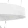 kelvo® VENOM KLV-101-0197-V2 Κρεμαστό Φωτιστικό Οροφής LED 75W 7500lm 120° AC 220-240V IP20 Ρυθμιζόμενο Λευκό CCT με Χειριστήριο από 2700K έως 6000K Dimmable – Lumileds SMD Chip – Λευκό Ματ – Μ60 x Π60 x Υ40cm – 3 Χρόνια Εγγύηση