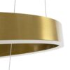 kelvo® VENOM KLV-101-0198 Κρεμαστό Φωτιστικό Οροφής LED 75W 7500lm 120° AC 220-240V IP20 Ρυθμιζόμενο Λευκό CCT με Χειριστήριο από 2700K έως 6000K Dimmable – Lumileds SMD Chip – Χρυσό Πλατίνα – Μ60 x Π60 x Υ40cm – 3 Χρόνια Εγγύηση