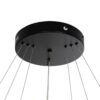 kelvo® VENOM KLV-101-0199 Κρεμαστό Φωτιστικό Οροφής LED 120W 12000lm 120° AC 220-240V IP20 Ρυθμιζόμενο Λευκό CCT με Χειριστήριο από 2700K έως 6000K Dimmable – Lumileds SMD Chip – Μαύρο Ματ – Μ80 x Π80 x Υ80cm – 3 Χρόνια Εγγύηση