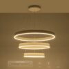 kelvo® VENOM KLV-101-0200 Κρεμαστό Φωτιστικό Οροφής LED 120W 12000lm 120° AC 220-240V IP20 Ρυθμιζόμενο Λευκό CCT με Χειριστήριο από 2700K έως 6000K Dimmable – Lumileds SMD Chip – Λευκό Ματ – Μ80 x Π80 x Υ80cm – 3 Χρόνια Εγγύηση