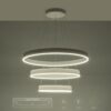 kelvo® VENOM KLV-101-0200 Κρεμαστό Φωτιστικό Οροφής LED 120W 12000lm 120° AC 220-240V IP20 Ρυθμιζόμενο Λευκό CCT με Χειριστήριο από 2700K έως 6000K Dimmable – Lumileds SMD Chip – Λευκό Ματ – Μ80 x Π80 x Υ80cm – 3 Χρόνια Εγγύηση